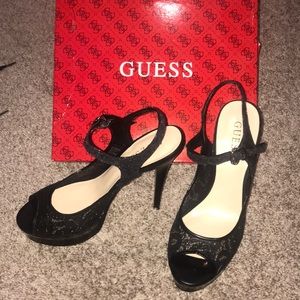 Black Guess heels